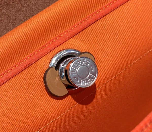 5 hermes Tyrien herbag zip bag orange silver toned hardware bag for women womens handbags shoulder bags 122in31cm 2799 1945