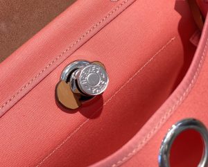 4-Hermes Herbag Zip Bag Pink, Silver Toned Hardware Bag For Women, Women’s Handbags, Shoulder Bags 12.2in/31cm  - 2799-1948