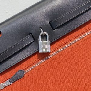 1 hermes herbag zip bag red silver toned hardware bag for women womens handbags shoulder bags 122in31cm 2799 1950