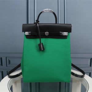 10 hermes buckle lock shape striped green silver toned hardware bag for women womens handbags shoulder bags 108in30cm 2799 1953