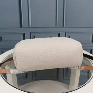 4 hermes buckle lock shape striped beige silver toned hardware bag for women womens handbags shoulder bags 108in30cm 2799 1955