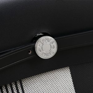 4 hermes buckle lock shape striped silver toned hardware bag for women womens handbags shoulder bags 108in30cm 2799 1956