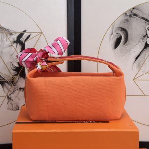 2 hermes bride a brac case orange bag for women womens handbags shoulder bags 98in25cm 2799 1962