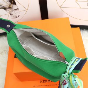 5 Orologio hermes bride a brac case green bag for women womens handbags shoulder bags 98in25cm 2799 1963