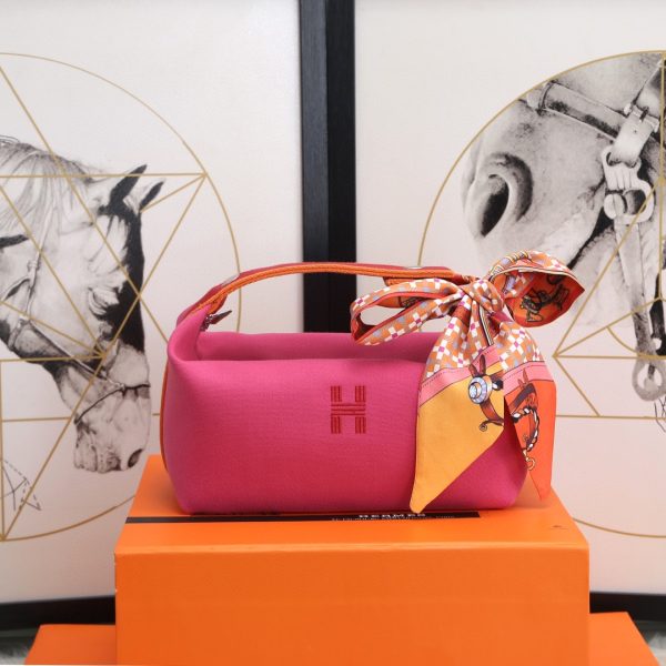 hermes cheval bride a brac case pink bag for women womens handbags shoulder bags 98in25cm 2799 1964