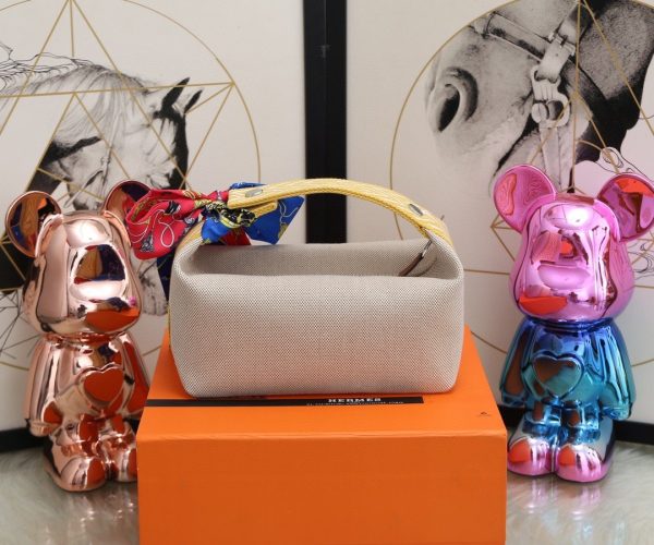 6 hermes bride a brac case grey bag for women womens handbags shoulder bags 98in25cm 2799 1971