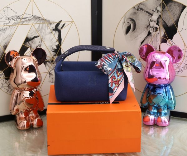 4 hermes bride a brac case dark blue bag for women womens handbags shoulder bags 98in25cm 2799 1977