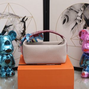 6 hermes bride a brac case grey bag for women womens handbags shoulder bags 98in25cm 2799 1978