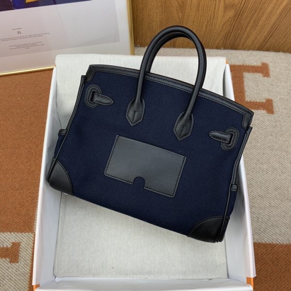 3 hermes birkin cargo 25 black silver toned hardware bag for women womens handbags shoulder bags 98in25cm 2799 1981