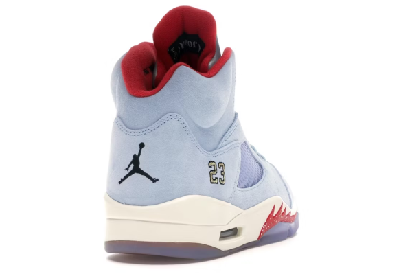 Ice blue jordan 5 best sale