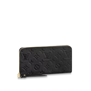 louis vuitton zippy wallet monogram empreinte leather small leather goods m61864 pm2 front view