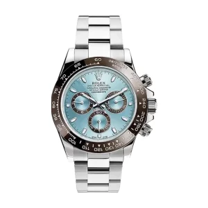 rolex oyster perpetual cosmograph daytona platinum ice blue 40mm mens wrist watch 8