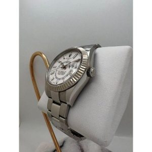 1 rolex skydweller automatic mens 42mm white gold white dial oyster watch 326934