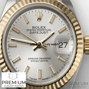 2 rolex datejust 126333 silver index jubilee 41mm steel and yellow gold mens watch