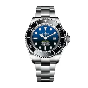 Rolex Sea Dweller Deepsea 44 Deep Blue Dial Stainless Steel Mens Watch 116660