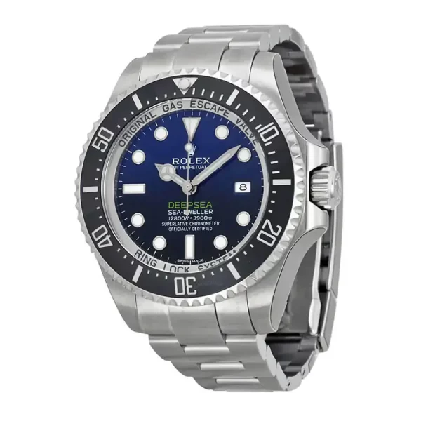 1 rolex sea dweller deepsea 44 deep blue dial stainless steel mens watch 116660