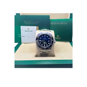 11 rolex sea dweller deepsea 44 deep blue dial stainless steel mens watch 116660