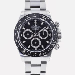 6 rolex cosmograph daytona 40 black dial stainless steel oyster mens watch 116500ln 116500