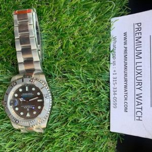 7 rolex yachtmaster platinum grey dial watch