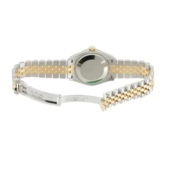 4 rolex lady datejust 31mm goldsteel dial with diamond marker oyster perpetual jubilee bracelet watch
