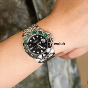 7 rolex gmtmaster ii stainless steel black dial greenblack ceramic bezel jubilee bracelet 126720vtnr