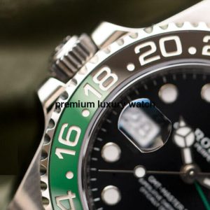 8 rolex gmtmaster ii stainless steel black dial greenblack ceramic bezel jubilee bracelet 126720vtnr