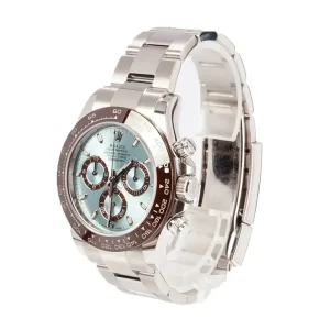 1 rolex oyster perpetual cosmograph daytona platinum ice blue 40mm mens wrist watch high quality swiss
