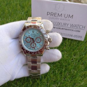 9 rolex oyster perpetual cosmograph daytona platinum ice blue 40mm mens wrist watch high quality swiss