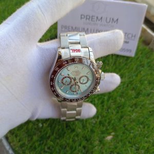 14 rolex oyster perpetual cosmograph daytona platinum ice blue 40mm mens wrist watch high quality swiss