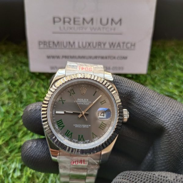7 rolex 126334 datejust 41mm stainless steel oyster bracelet roman dial wrist mens watch