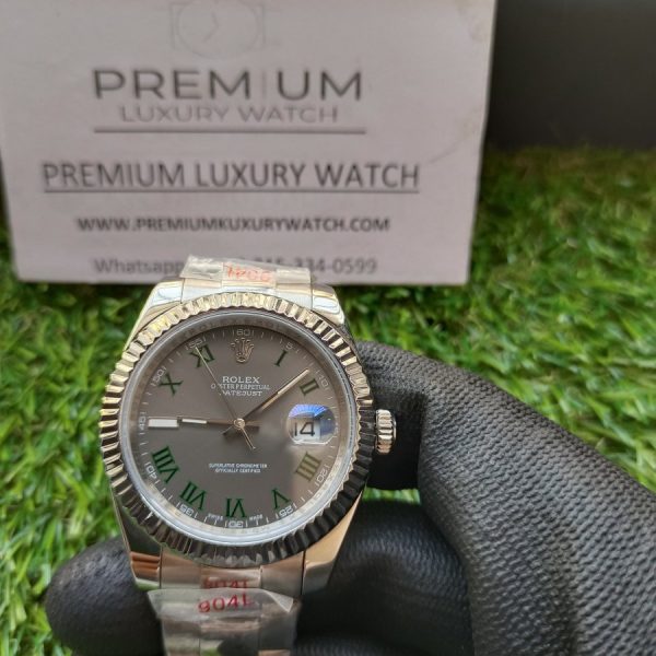 14 rolex 126334 datejust 41mm stainless steel oyster bracelet roman dial wrist mens watch