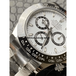 8 rolex cosmograph daytona 40mm white dial stainless steel oyster mens watch 116500ln