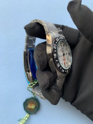 1 rolex explorer ii steve mcqueen gmt stainless steel white dial 42mm oyster bracelet