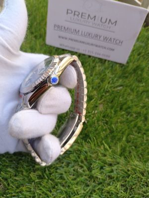 1 rolex datethursday 126234 green dial 41mm jubilee stainless steel bracelet wrist mens watch