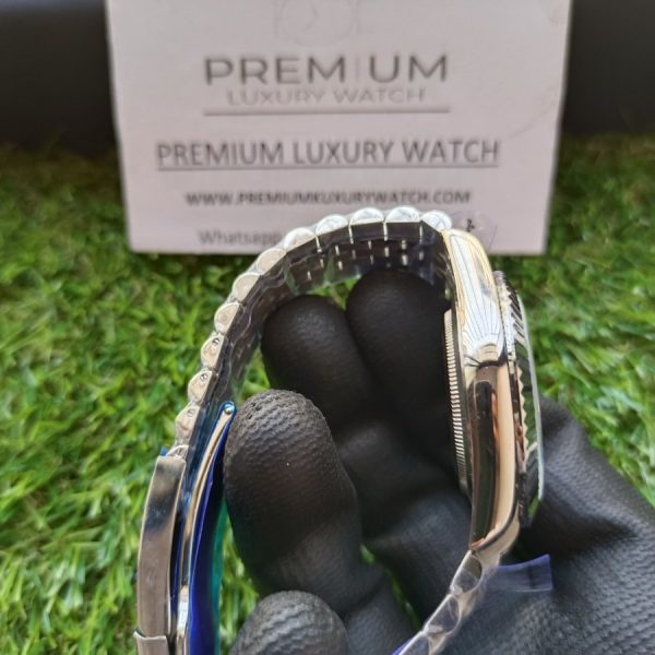 6 rolex datejust 126234 green dial 41mm jubilee stainless steel bracelet wrist mens watch 1