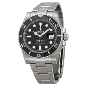 1 rolex submariner 41mm automatic chronometer black dial mens watch high qualitywith box