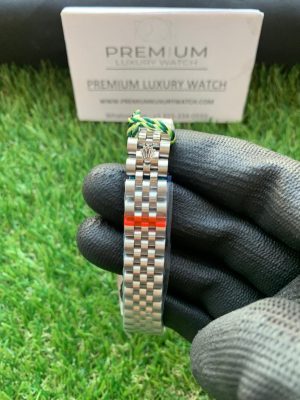 4-Rolex Lady Datejust 31Mm Slate Roman Dial Automatic Jubilee Bracelet Wrist Watch