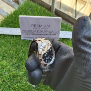 1 rolex explorer ii mens 39mm black dail stainless steel wrist watch