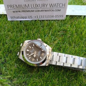 7 rolex explorer ii mens 39mm black dail stainless steel wrist watch