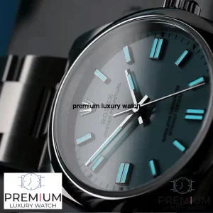 5 rolex oyster perpetual 36mm stainless steel turquoise index dial smooth domed bezel oyster bracelet 126000