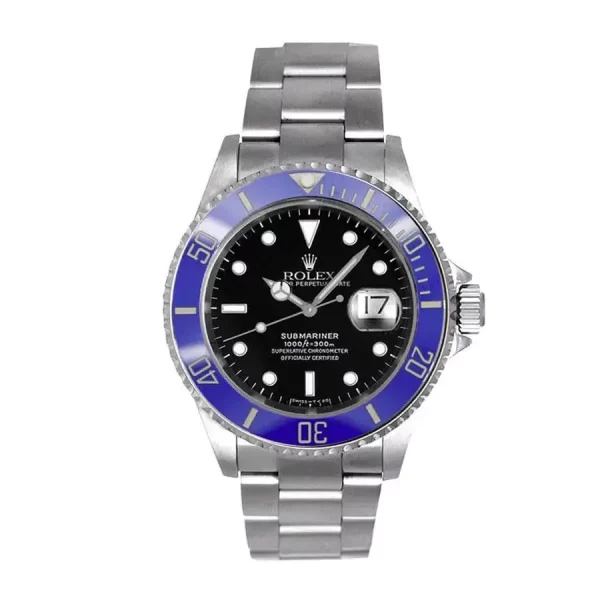 rolex submariner date white gold black 40mm dial ceramic bezel oyster bracelet 126619lb 1