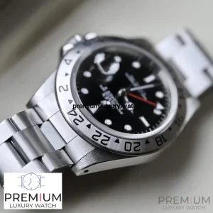 6 rolex explorer ii mens 42mm black date stainless steel wrist watch 16570