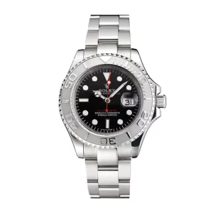 rolex yachtmaster 116622 stainless steel dark rhodium black dial watch 116622