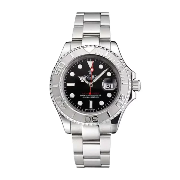 rolex yachtmaster 116622 stainless steel dark rhodium black dial watch 116622