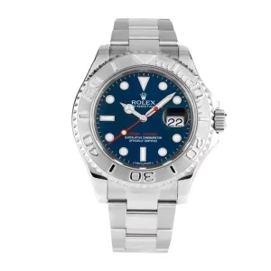 rolex yachtmaster 40mm stainless steel blue dial bezel oyster bracelet 116622