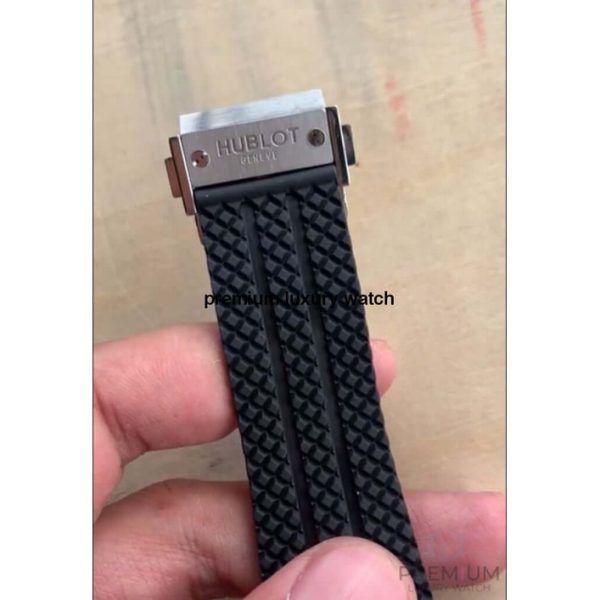hublot big bang steel ceramic black grey dial chronograph 44mm wrist watch 976 1