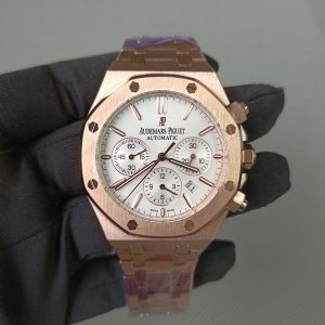 audemars piguet royal oak chronograph silver toned dial 42mmrose gold watch 9 900x1200 1