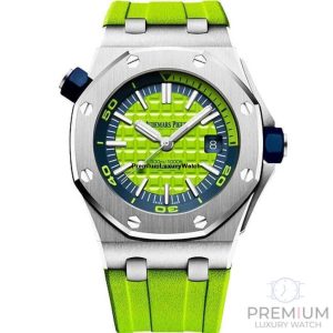 audemars piguet royal oak offshore diver chronograph watch green dial 42mm 840