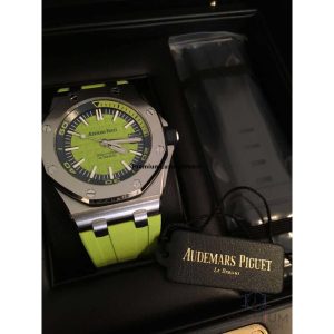 audemars piguet royal oak offshore diver chronograph watch green dial 42mm 864 1