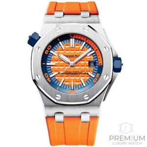 audemars piguet royal oak offshore diver chronograph watch orange dial 42mm 791
